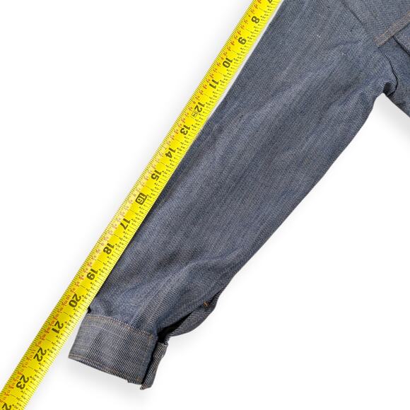 Vintage Girls Sz 8 Jean Jacket ~ Hand embroidered Wizard of Oz characters - Picture 13 of 13